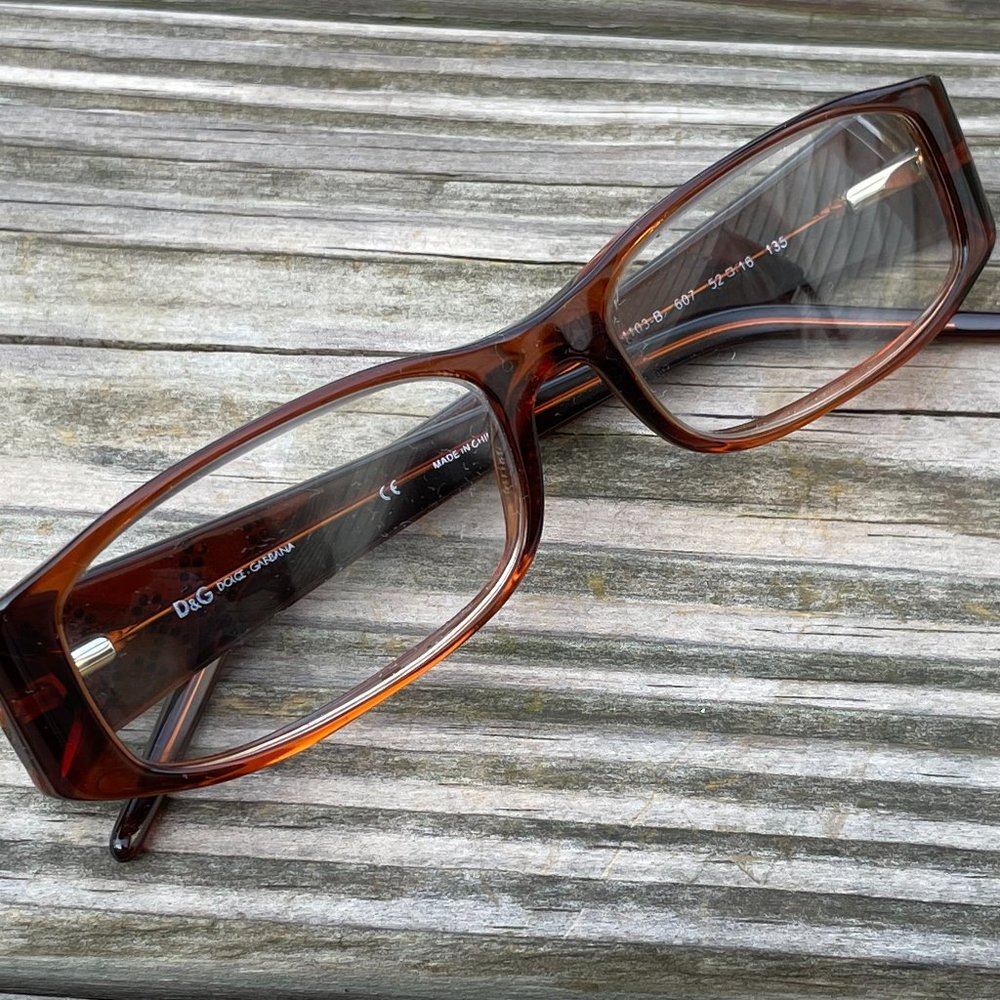 Dolce & Gabbana Eyeglasses Frame Brown D&G1103B 60 - Picture 2 of 12